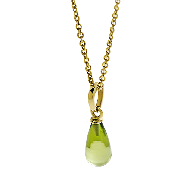 Anhänger 585 Gelbgold Peridot  ohne Kette