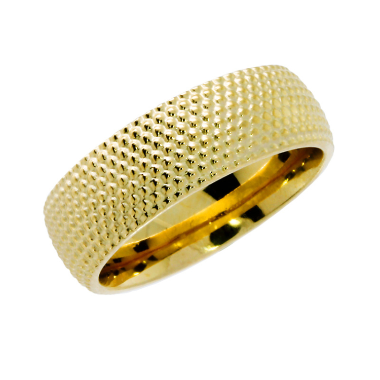 Ring Dots 7 mm 585 Gelbgold