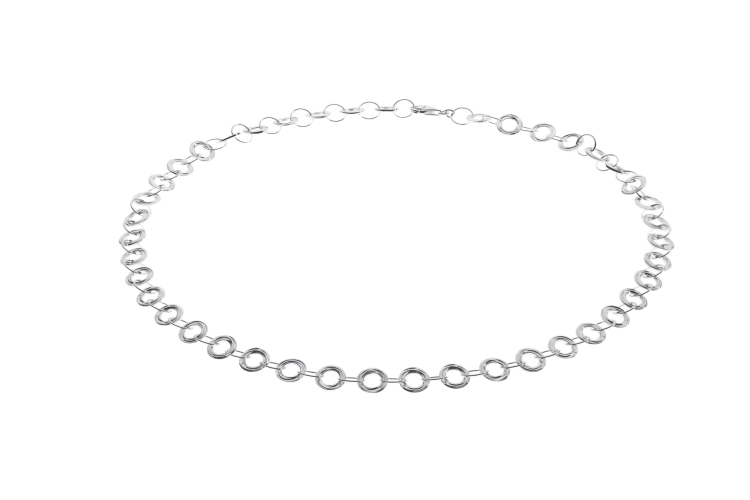 Collier 925 Silber Crease Kreise