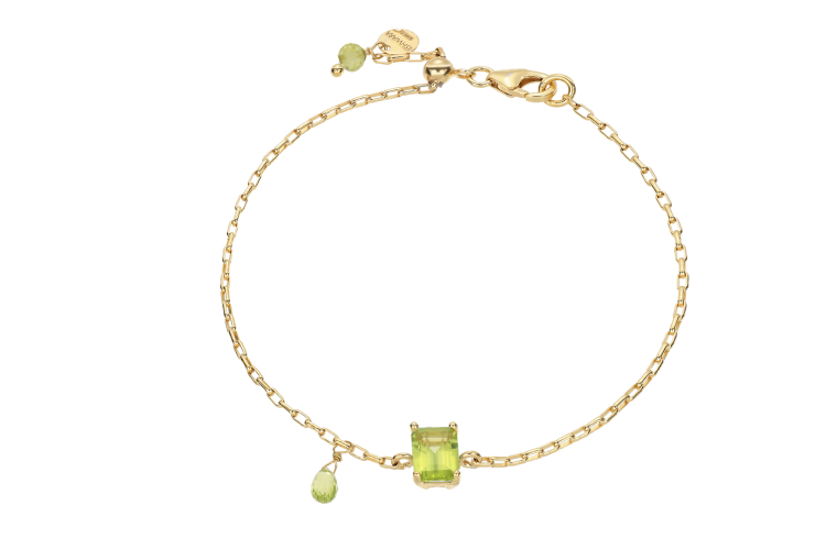 Armband Silber /goldplattiert Peridot